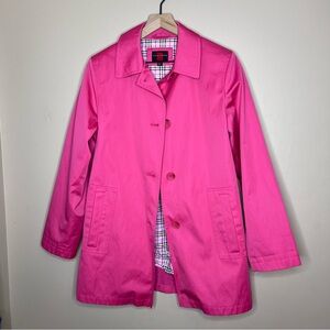 Gallery Pink Plaid Lined Jacket size Medium